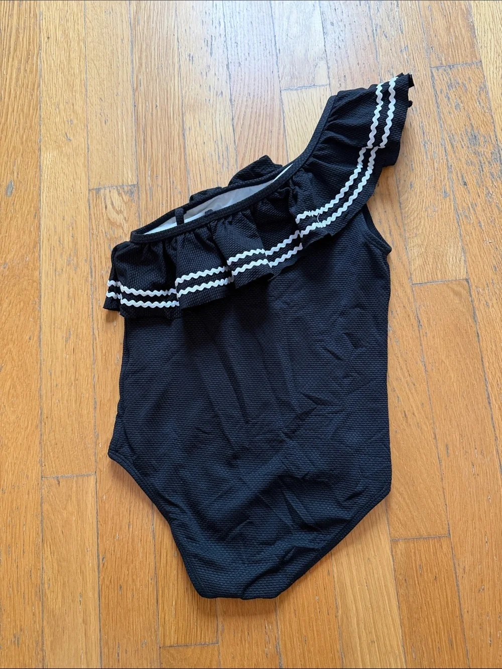 One Shoulder Ruffle Swimsuit